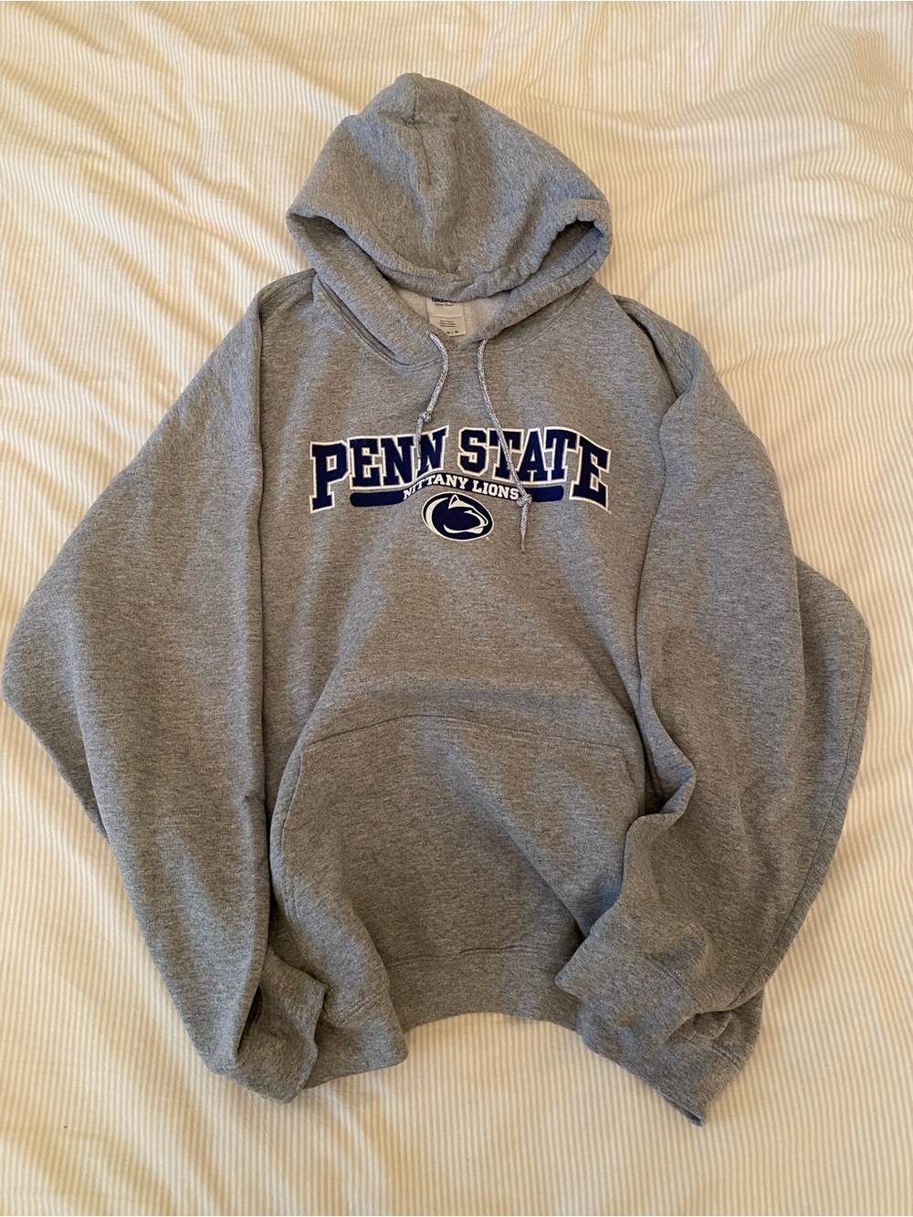 Penn State Gray Pullover Hoodie - University Logo